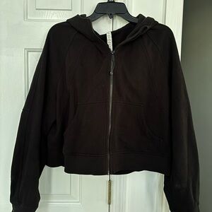 Black Lululemon Scuba Zip Hoodie